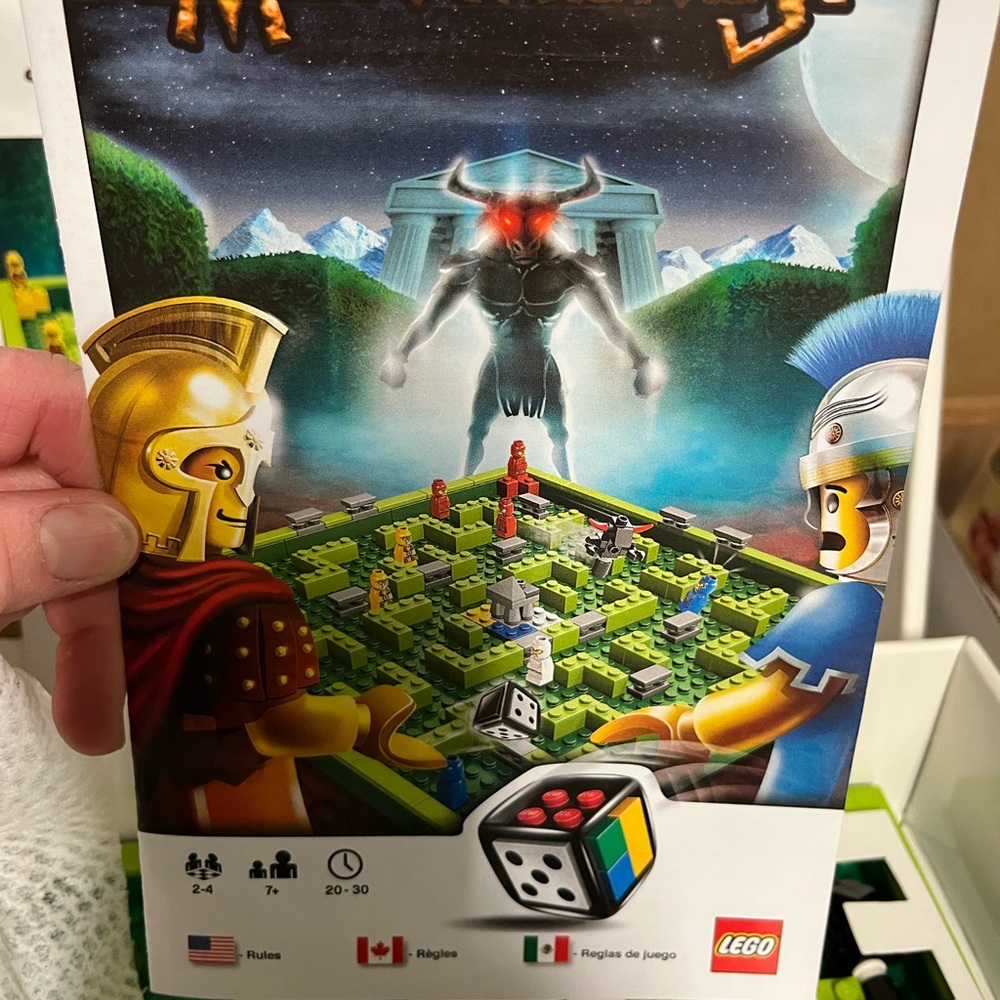 Lego Minotaurus Board Game Mythical Maze Adventure